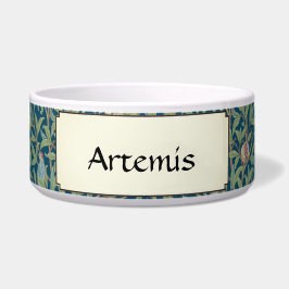 Comedero Personalized William Morris Bird and Pomegranate