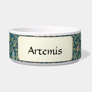 Comedero Personalized William Morris Bird and Pomegranate