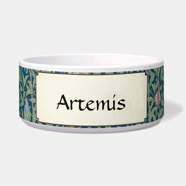 Comedero Personalized William Morris Bird and Pomegranate (Frente)