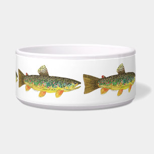 Comedero Pesca de trucha marrón