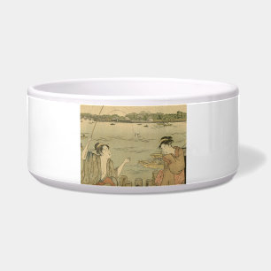 Comedero Pescadores de madera de la pesca japonesa