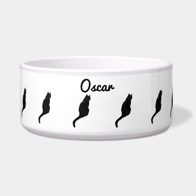 Comedero Pet Bowl Black cat (Frente)