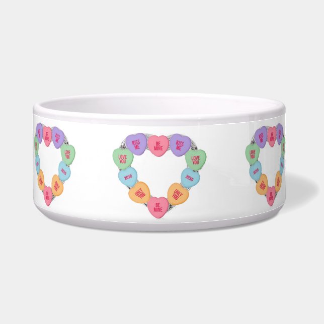 Comedero Pet Bowl Candy Love Hearts (Frente)