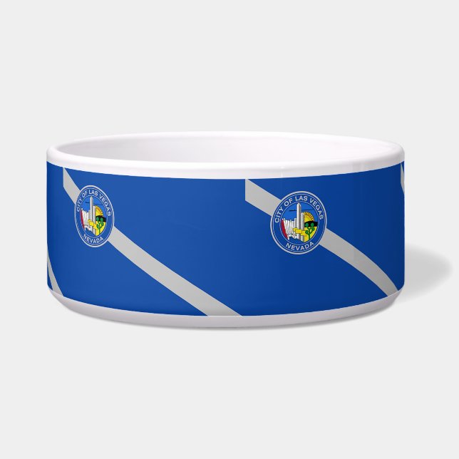 Comedero Pet Bowl con bandera de Las Vegas (Frente)
