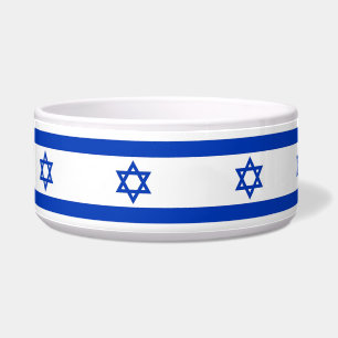 Comedero Pet Bowl con bandera israelí