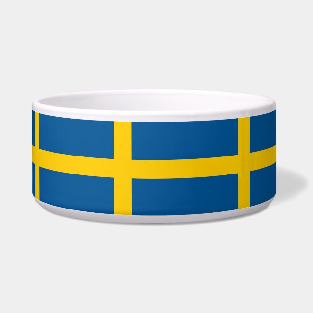 Comedero Pet Bowl con bandera sueca (Izquierda)