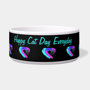 Comedero Pet Bowl Corazón rosa y azul