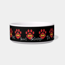 Comedero Pet Bowl Medium Animal Paw