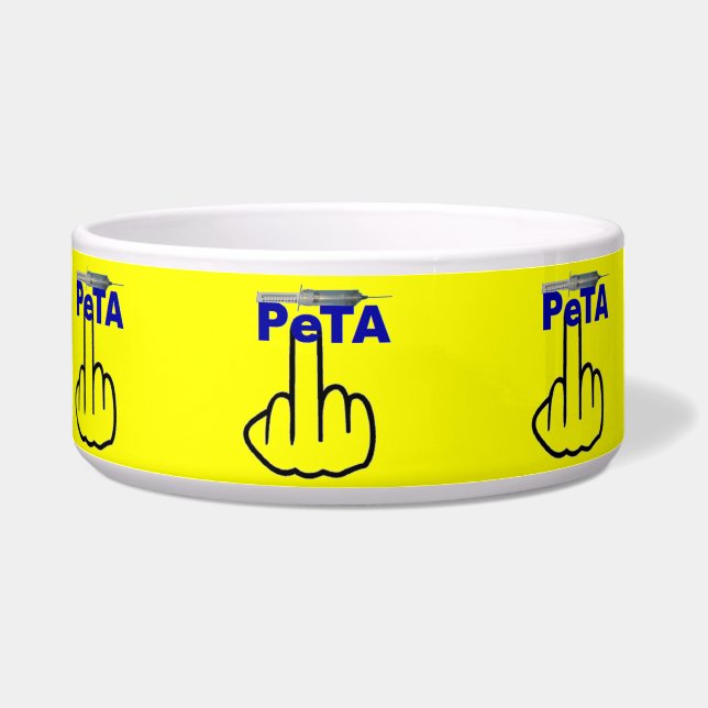 Comedero Pet Bowl Peta Flip (Izquierda)