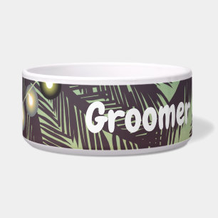 Comedero Pet Bowles Beach Sunset Palm Trees Str Personaliza