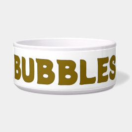 Comedero Pet Dog Cat Mom Dad Lovers Ceramic Pet Bowl