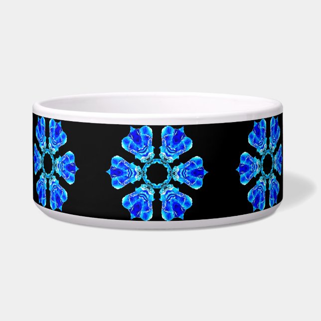 Comedero Pétalos azules (Frente)