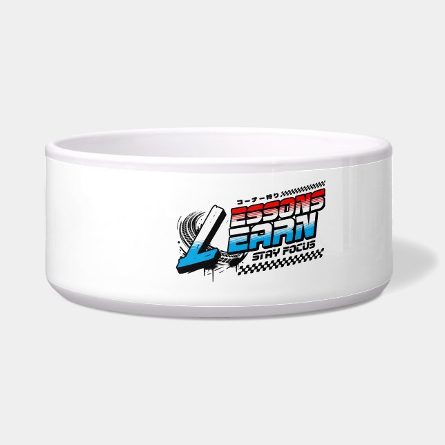 COMEDERO PETS FOCUS LESSONS LEARN CERAMIC PET BOWL  (Frente)