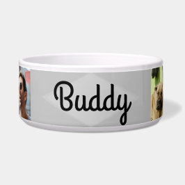 Comedero Photo and Name Dog Food Bowl - HAMbWG