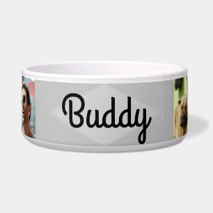 Comedero Photo and Name Dog Food Bowl - HAMbWG
