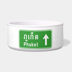 Comedero Phuket Ahead ⚠ Rótulo de tráfico por carretera en 