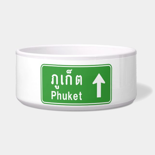 Comedero Phuket Ahead ⚠ Rótulo de tráfico por carretera en  (Frente)