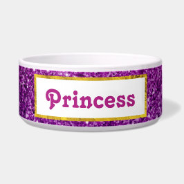 Comedero Piedras de Purpurina de chispas rosadas y púrpura