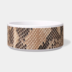 Comedero Piel de serpiente marrón