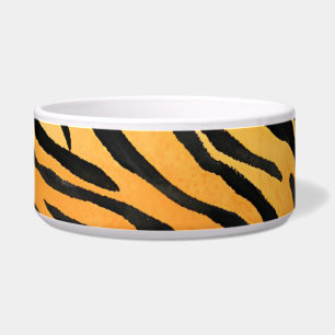 Comedero Pieles de tigre a rayas modernas Impresión felinos