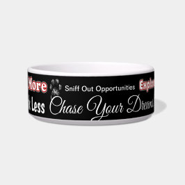 Comedero Piense en el tazón de perro sensible de la PAW