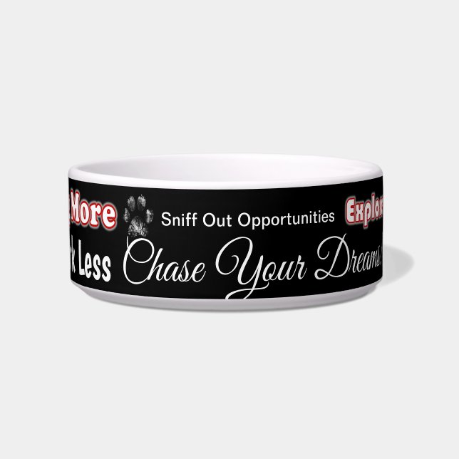 Comedero Piense en el tazón de perro sensible de la PAW (Frente)