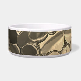 Comedero Piezas marrones, círculos y formas redondeadas