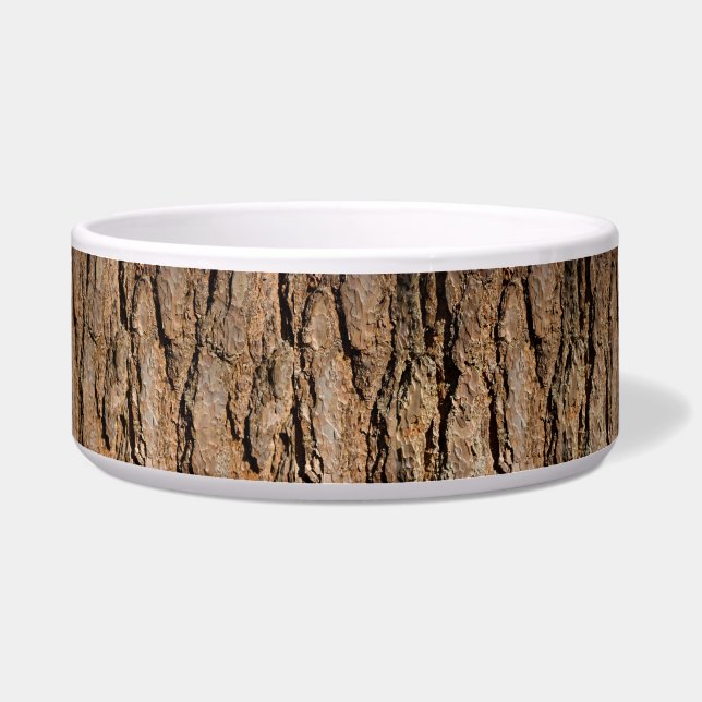 Comedero Pine Bark Pet Bowl (Frente)