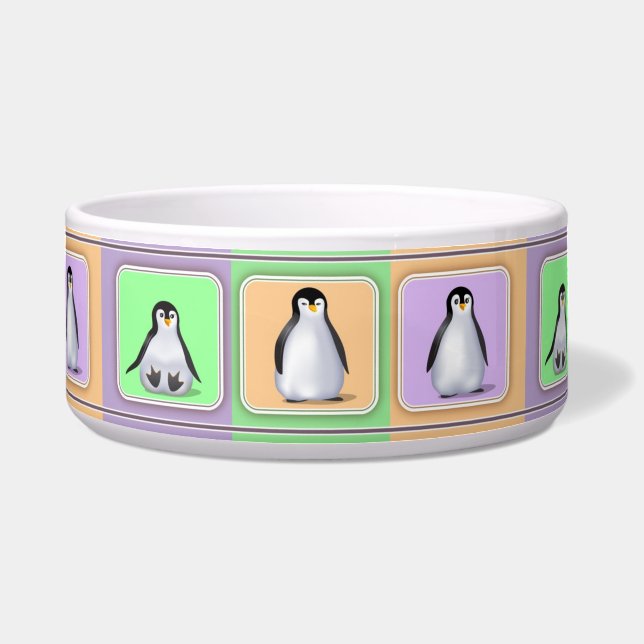 Comedero Pingüinos Bebés (Frente)