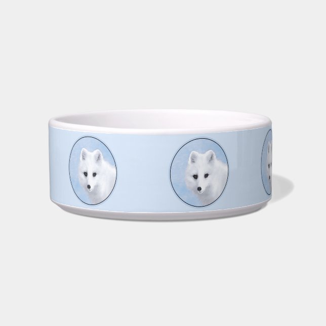 Comedero Pintura de Fox Ártica - Arte de Vida Silvestre Ori (Izquierda)