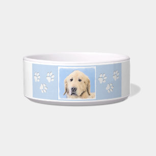 Comedero Pintura de Golden Retriever - Cute original Dog Ar