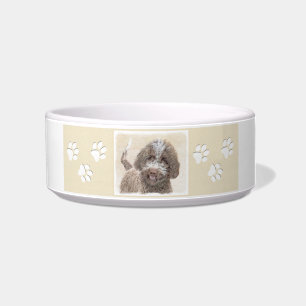 Comedero Pintura de Lagotto Romagnolo - Arte de perro origi