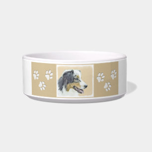 Comedero Pintura de pastor australiano - Arte original de p