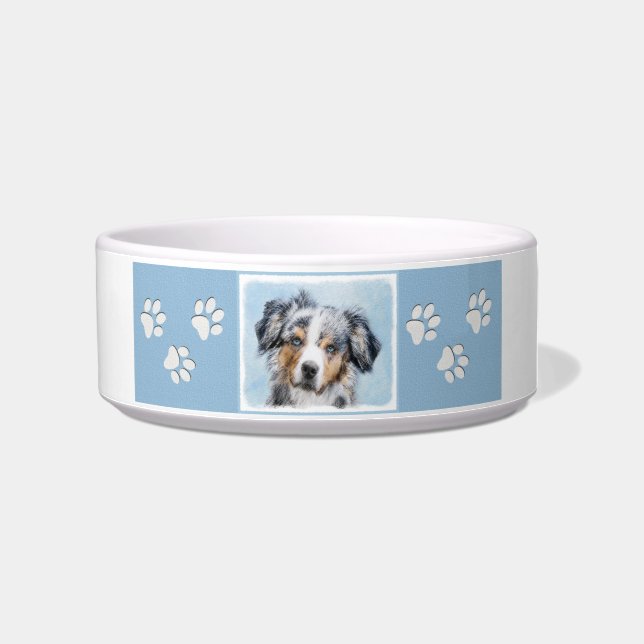 Comedero Pintura de pastor norteamericano en miniatura - Ar (Derecha)