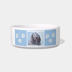 Comedero Pintura de perro pastor de Bergamasco - Perro orig