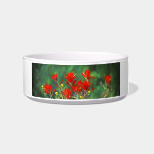 Comedero Pintura de pincel indio - Arte de flores original
