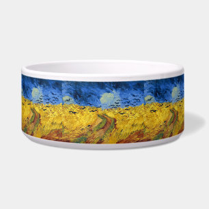 Comedero Pintura impresionista Campos de trigo de Van Gogh