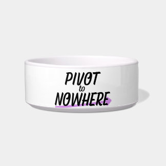 Comedero Pivot to Nowhere | Tazón moderno para mascotas de