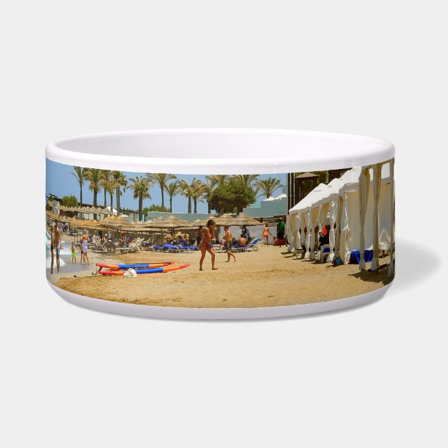 Comedero Playa de Gouves en Creta Specialty Mug (Frente)