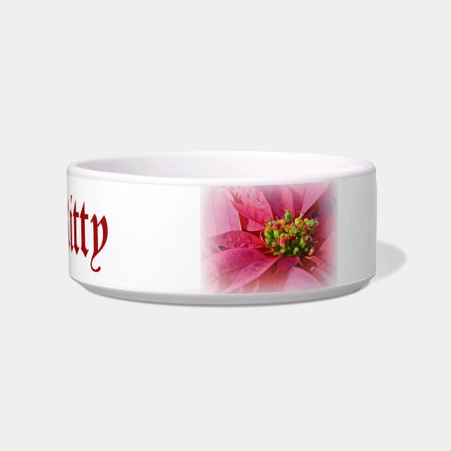 Comedero Poinsettia Roja - Navidades (Frente)