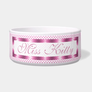 Comedero Polca rosada personalizada
