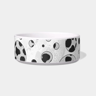 Comedero Polka dálmata negro y blanco