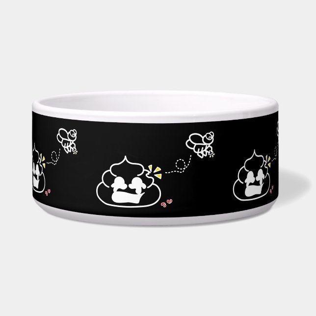 Comedero Poop desolado - Brootsch the PooPoo (Frente)