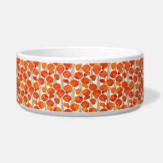 Comedero Poppies Art Nouveau
