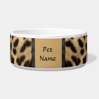 Comedero Posh Mascota Cheetah Pattern - Personalizar