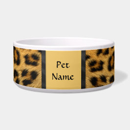 Comedero Posh Mascota Leopard Pattern - Personalizar