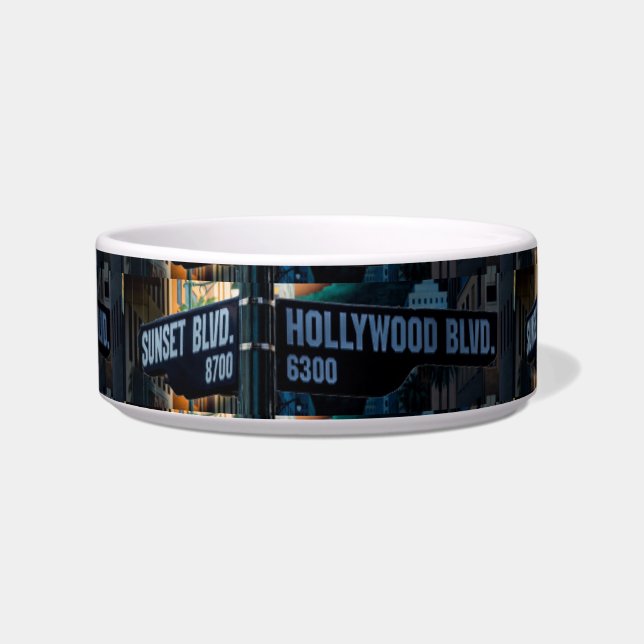 Comedero Poster Hollywood Blvd. Pet Bowl (Frente)