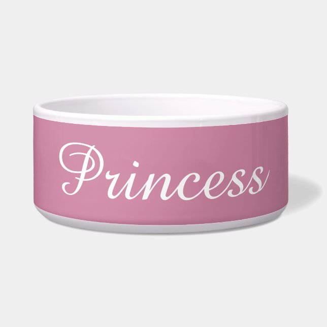Comedero Princesa Dog Bowl (Frente)
