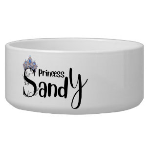 Comedero Princess Sandy - tazón personalizado para perros y