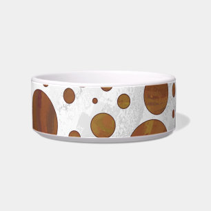 Comedero Punto Polka de chocolate con remolque de chocolate